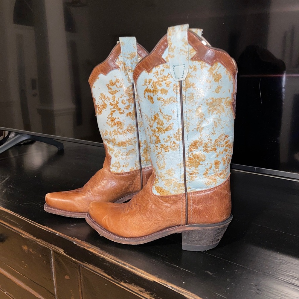 Old West Kids Classic Snip Toe Western
Boots Size 130 US 2
